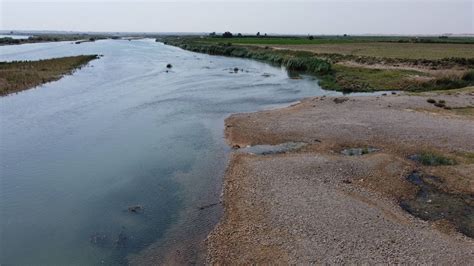 Water Levels Drop In The Euphrates River In Syria In Pictures
