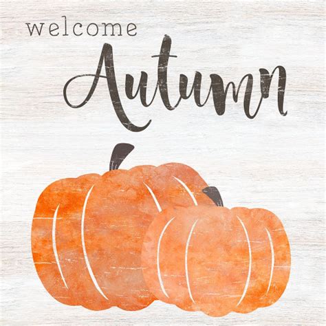 Welcome Autumn Poster Print By Cad Designs Cad Designs 40988 Posterazzi