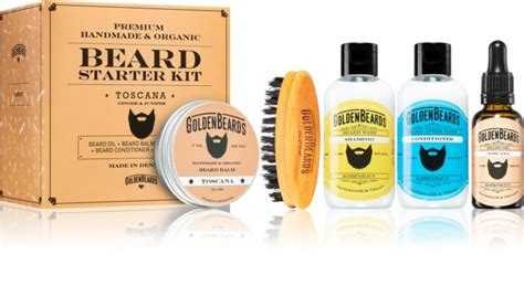 Golden Beards Starter Beard Kit Toscana T Set For Beard Uk