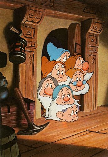 Snow White And The Seven Dwarfs 1937 French Postcard In Flickr