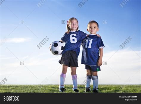 Young Soccer Players Image And Photo Free Trial Bigstock