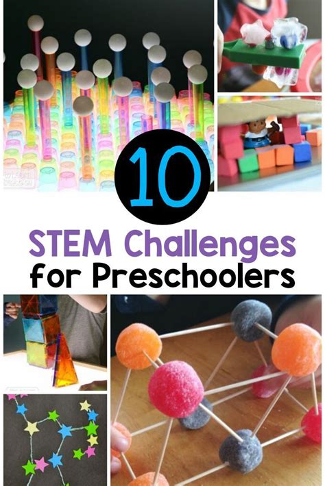 These spring stem activities for kindergarten and preschool are perfect spring activities to engage your little engineers. 10 Fun STEM Challenges for Preschoolers | Stem activities ...