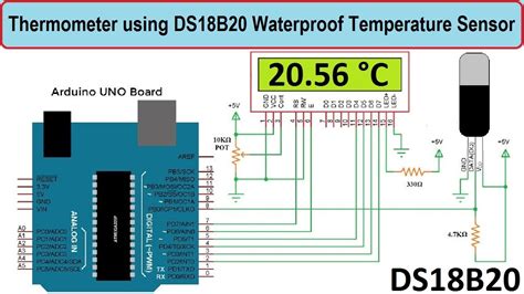 Interfacing Ds B Temperature Sensor With Arduino Vrogue