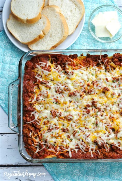 Best baked spaghetti casserolewildflour's cottage kitchen. Baked Spaghetti Casserole with Sour Cream
