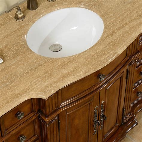 Silkroad Exclusive 48 Single Sink Cabinet Bathroom Vanity Set