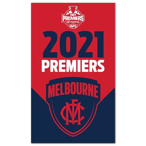 Buy Melbourne Demons 2021 Premiers Supporter Flag Mydeal