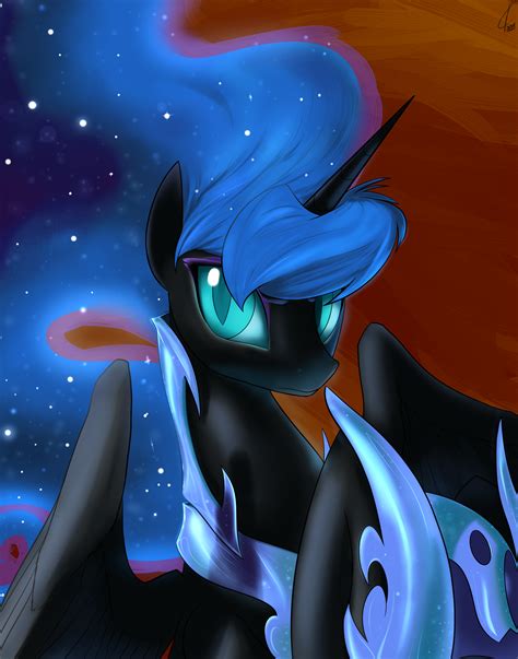 Take Off Your Helmet Nightmare Moon By Dreatos On Deviantart Mlp My