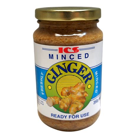 Ics Foods Minced Ginger 350g Asian Pantry Asian Grocery