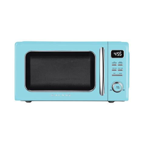 Reviews For Galanz 1 1 Cu Ft Retro Countertop Microwave In Blue Pg