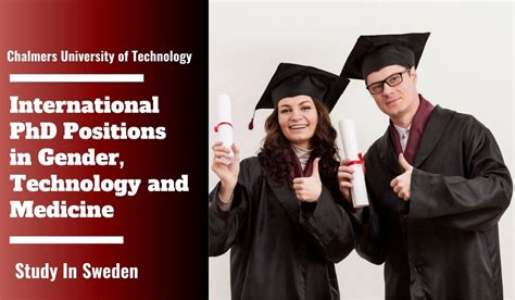International Phd Positions In Gender Technology And Medicine Sweden Scholarship Positions