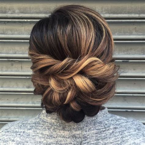 If you lack length but want a voluminous updo, imitate a loose braid running down and blending with lovely flyaways. 30 Beautiful Wedding Updos 2020 - Elegant Updos for ...