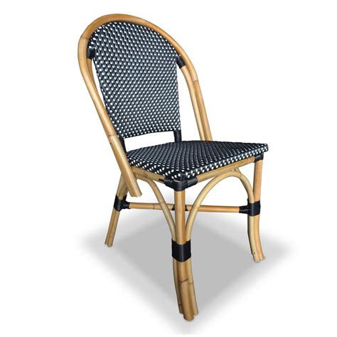 This stunning black rattan chair has an elegant high back and the ' peacock ' design reflects the current trend for exotic statement pieces with dining table, 4 black rattan dining chairs and wooden bench in this apartment interiors. Rattan French Bistro Chairs | Best supplier and exporter ...