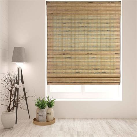 26 Easy Ways To Help Transform A Rental Apartment Bamboo Roman Shades