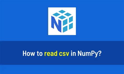 How To Read Csv In Numpy Aihints