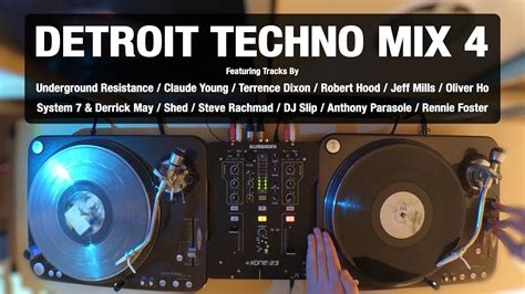Detroit Techno Mix 4 With Tracklist Vinyl Mix Youtube