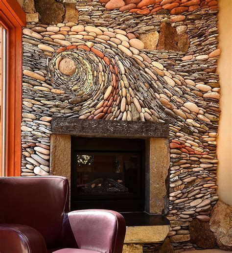 how to tile a fireplace with stone fireplace guide by linda