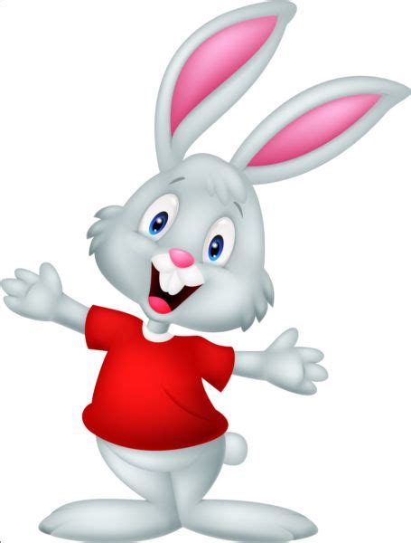 Cute Cartoon Rabbit Design Vector 02 Free Download