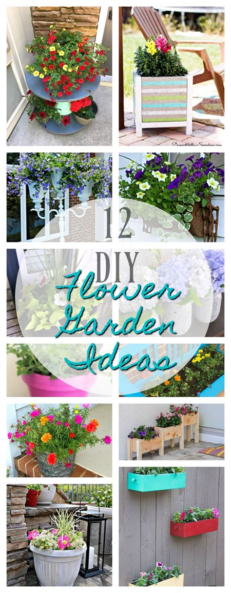 47 cute diy garden crafts you can make for your outdoor space. 12 DIY Flower Garden Ideas - DIY Housewives Series - 2 ...