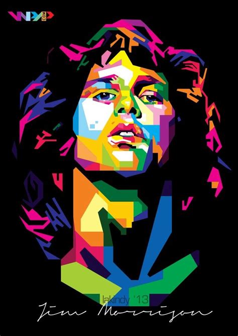 Morrison Pop Art Portraits Jim Morrison Pop Art