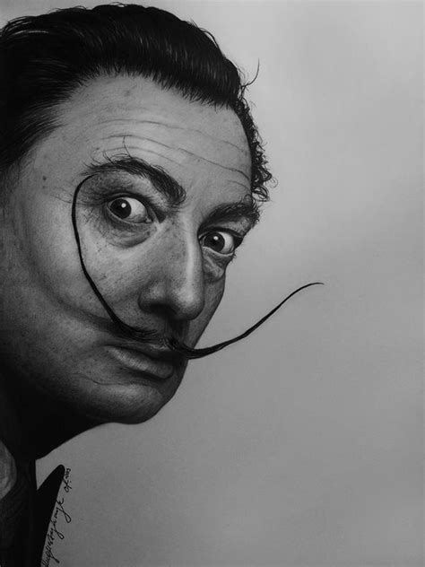 Salvador Dali Pencil Drawing By A Smoky On Deviantart