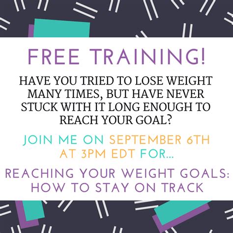 Reaching Your Weight Goal—how To Stay On Track