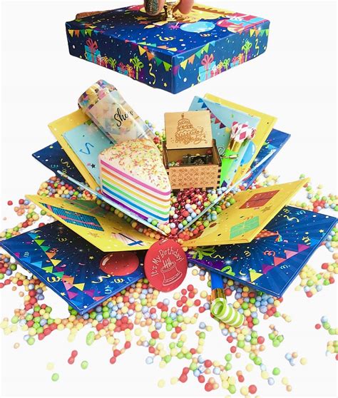 Buy Square Duck Birthday Surprise Cake Explosion Box Exploding Box Kit