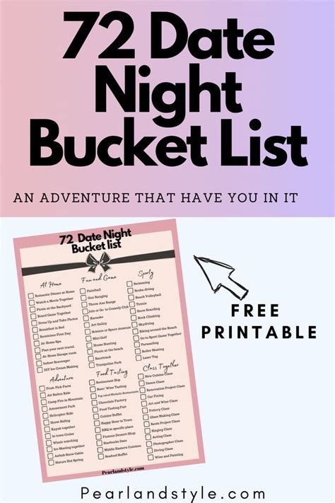 72 best date night bucket list ideas for couple day date ideas dating date night