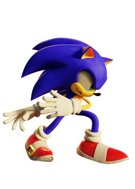 Sonic The Hedgehog Ready To Run Render 1 Of 2 By Lionfac3cat On