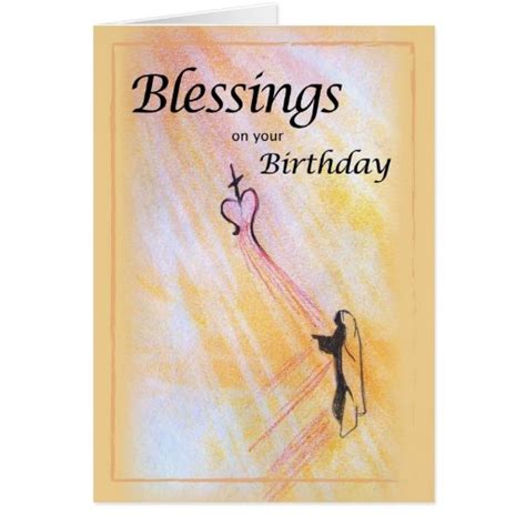 Birthday Blessings Religious Greeting Card Zazzle