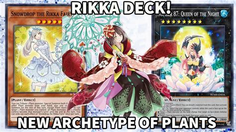 Rikka Deckver 1 New Deck Of Plantsxyz Versionnew Plant Synergies Yu Gi Oh Duel Links