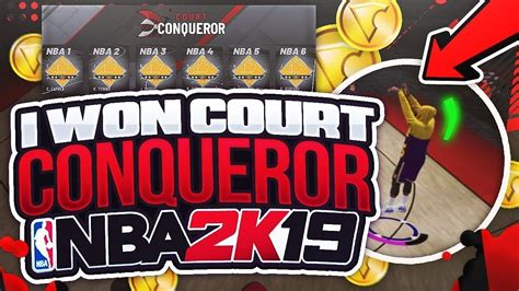 How To Win Court Conqueror Easy Easiest Method Nba 2k19 Youtube