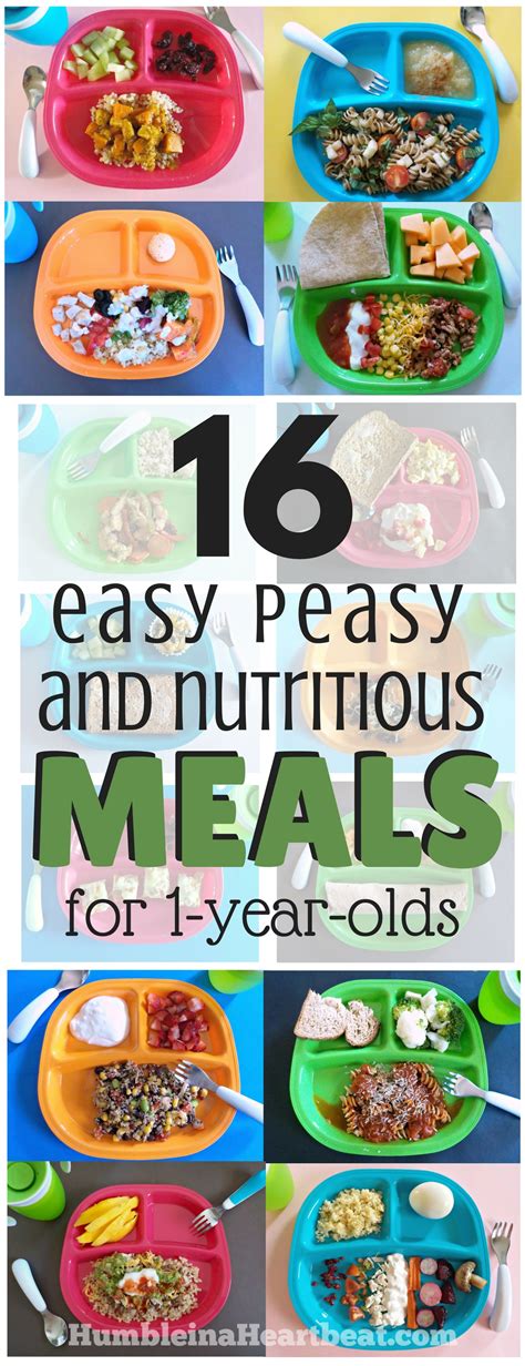 Serve one tablespoon of each food you're eating at a meal for each year healthy foods, healthy kids: 16 Simple Meals for Your 1-Year-Old that Will Make You ...