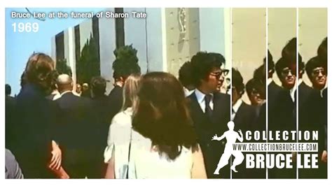 Devastated to hear that cp lee passed away this afternoon. Bruce Lee at the funeral of Sharon Tate 1969 (VERY RARE ...