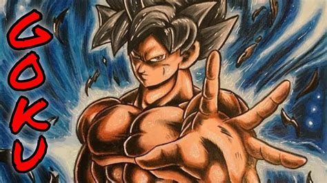 Dragon Ball Drawing With Color - Dragon Ball Z! Drawing Goku with colored pencil and markers-DBZ