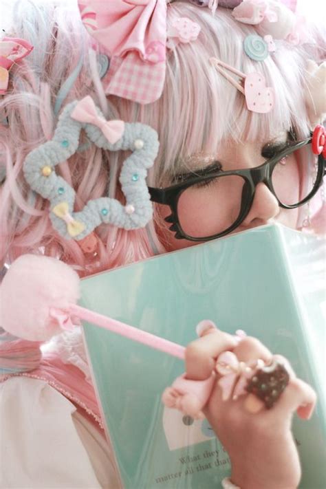 Cute Gyaru With Glasses Gótica Kawaii Estilo Kawaii Moda Kawaii