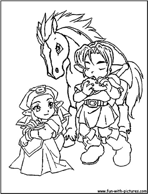 Legend of zelda link coloring pages: The Legend Of Zelda Coloring Pages - Coloring Home