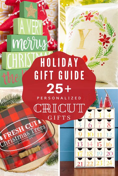 Holiday Gift Guide 25 Personalized Holiday Gifts With Cricut