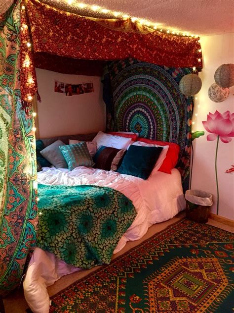 My Bohemian Bedroom In Progress Hippie Bedroom Decor Chill Room Artist Bedroom
