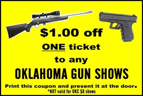 Discount Tickets Oklahoma Gun Shows Tulsa Ok