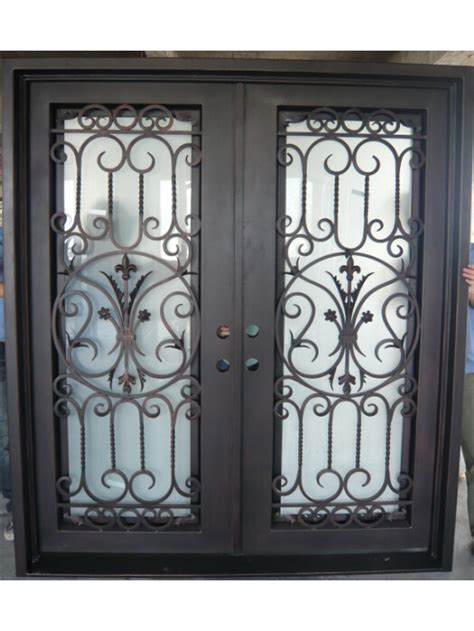 Wrought Iron Door EL1155 - Monarch Custom Doors | Iron doors, Wrought iron design, Wrought iron ...