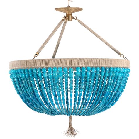 Turquoise Turquoise Chandelier Beaded Chandelier Ro Sham Beaux