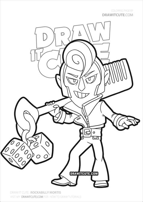 Brawl Stars Coloring Pages Coloringbay