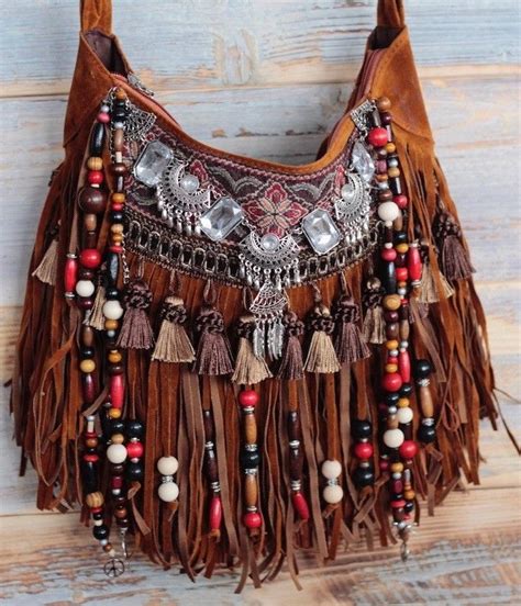 Coachella Bag Festival Purse Boho Chic Bag Fringe Gypsy Handmade Bag