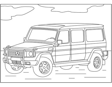 Mercedes Coloring pages 🖌 to print and color
