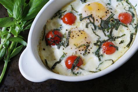 Caprese Baked Eggs The Two Bite Club
