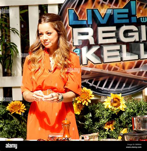 Chef Marcela Valladolid Celebrities At The Abc Studios For Live With