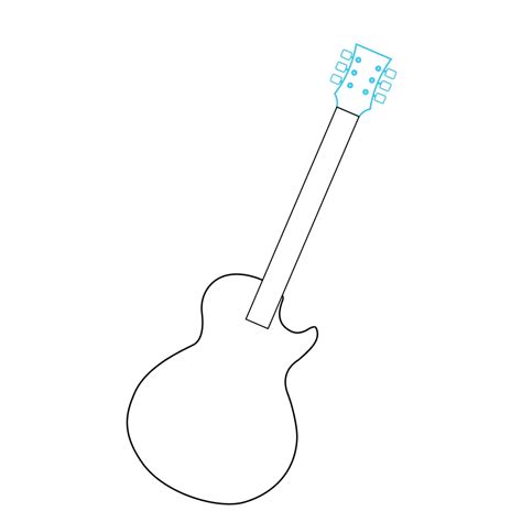 How To Draw An Electric Guitar Step By Step