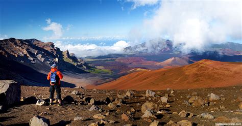 Haleakala Crater Haleakala National Park Mauis Volcano