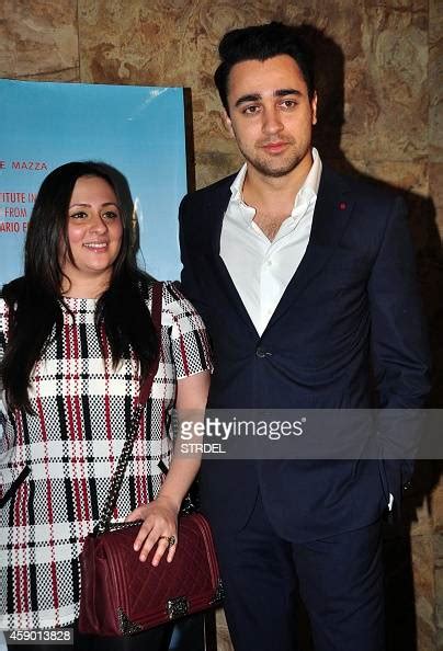 Indian Bollywood Actor Imran Khan With His Wife Avantika Malik Attend News Photo Getty Images