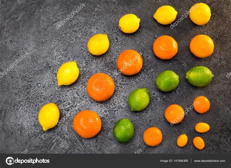 Fresh Citrus Fruits Stock Photo By ©sergpoznanskiy 141994368